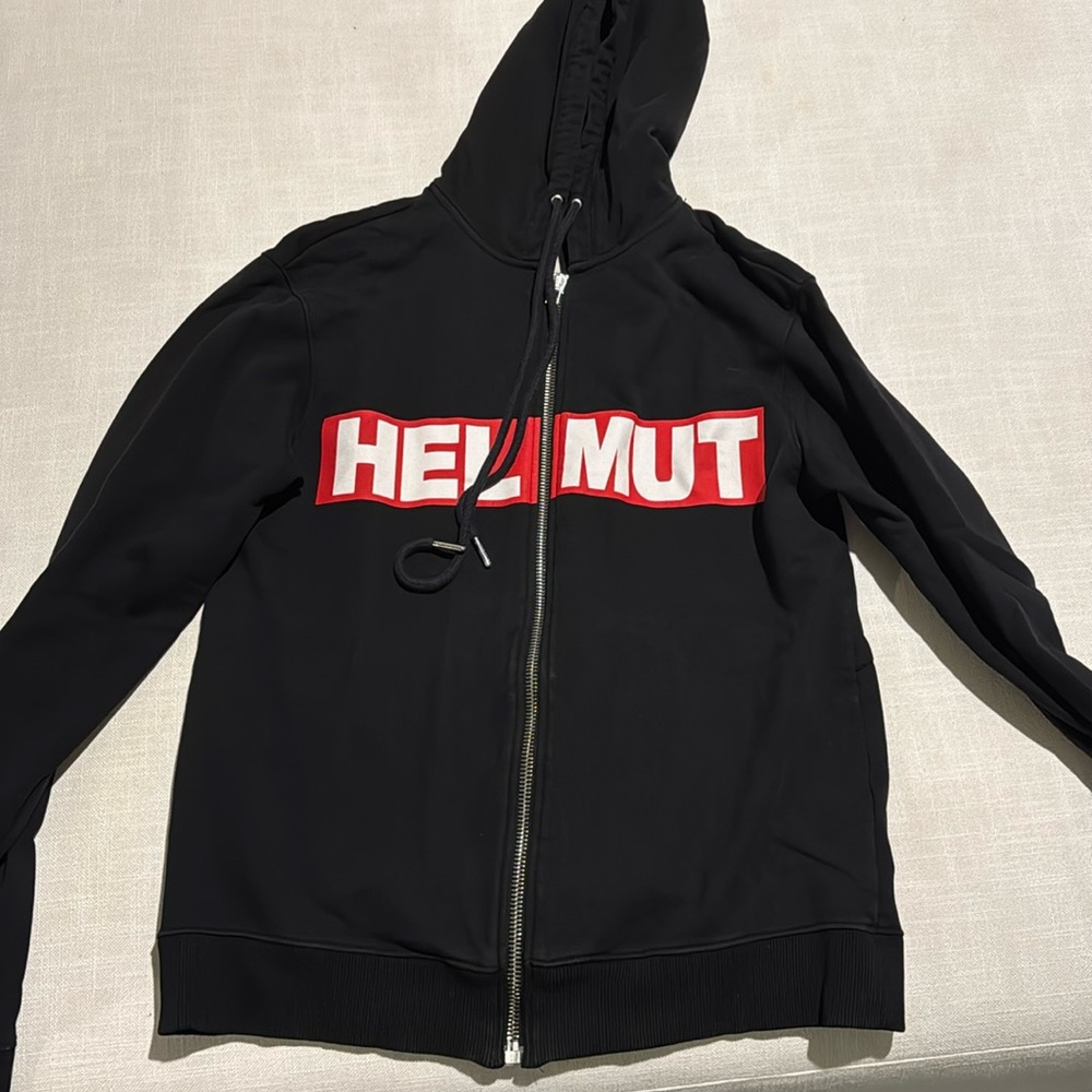 HELMUT LANG HOODIE - ZIP UP SIZE M